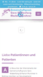 Mobile Screenshot of praxis-wallenfang.de